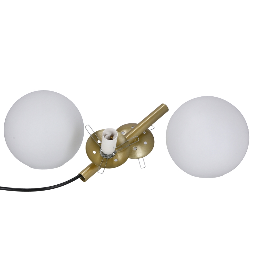 Lámpara colgante DUO 2xE14/40W/230V dorado/negro