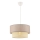 Lámpara colgante ECHO 1xE27/60W/230V beige/crema