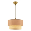 Lámpara colgante ECHO 1xE27/60W/230V beige
