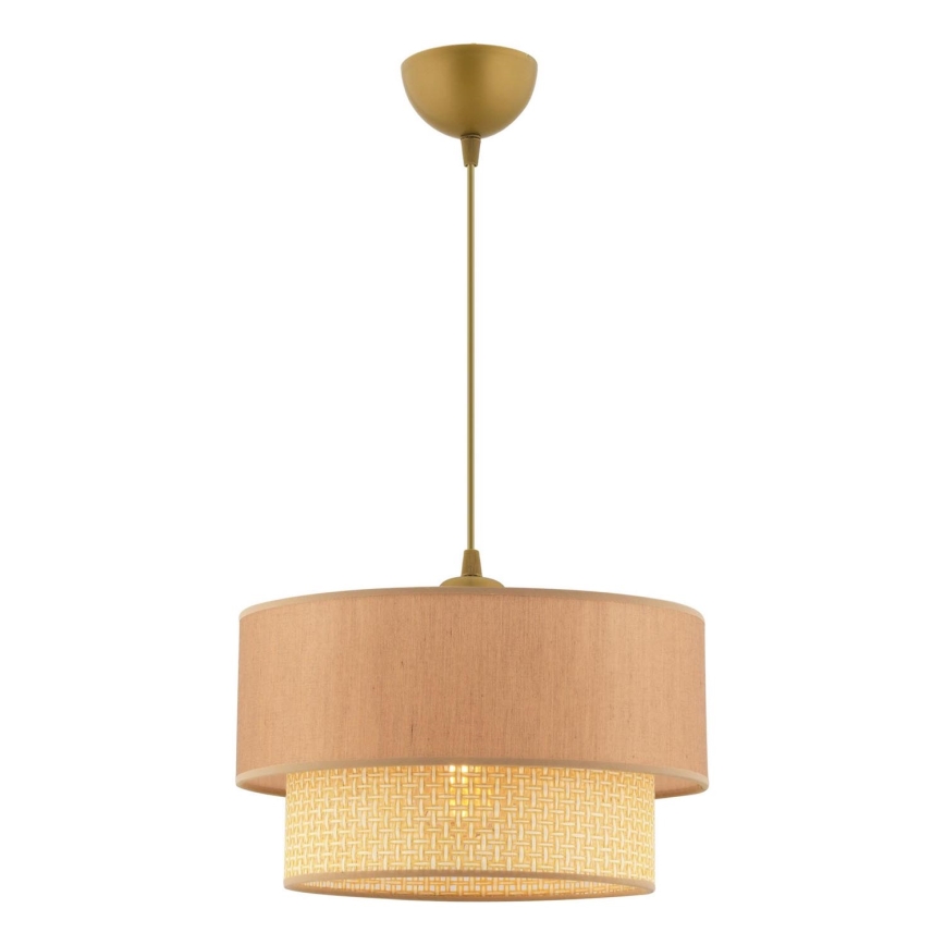 Lámpara colgante ECHO 1xE27/60W/230V beige
