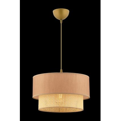 Lámpara colgante ECHO 1xE27/60W/230V beige