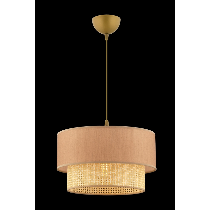 Lámpara colgante ECHO 1xE27/60W/230V beige