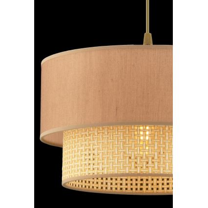 Lámpara colgante ECHO 1xE27/60W/230V beige