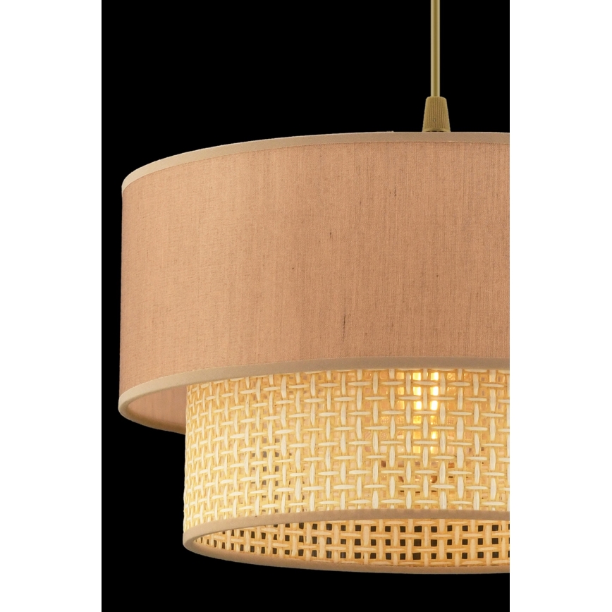 Lámpara colgante ECHO 1xE27/60W/230V beige