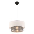Lámpara colgante ECHO 1xE27/60W/230V crem/gris
