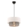 Lámpara colgante ECHO 1xE27/60W/230V crem/gris