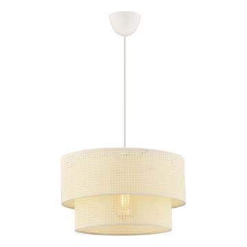 Lámpara colgante ECHO 1xE27/60W/230V crema