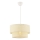Lámpara colgante ECHO 1xE27/60W/230V crema