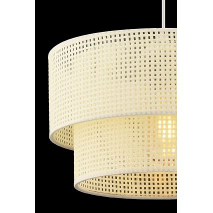 Lámpara colgante ECHO 1xE27/60W/230V crema