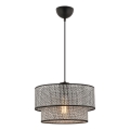 Lámpara colgante ECHO 1xE27/60W/230V gris/negro