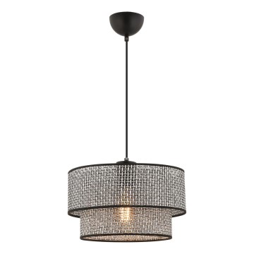 Lámpara colgante ECHO 1xE27/60W/230V gris/negro