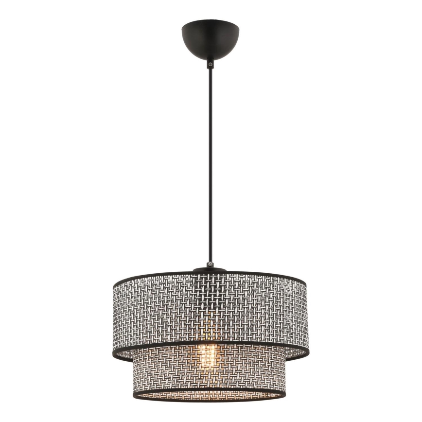 Lámpara colgante ECHO 1xE27/60W/230V gris/negro