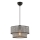 Lámpara colgante ECHO 1xE27/60W/230V gris/negro