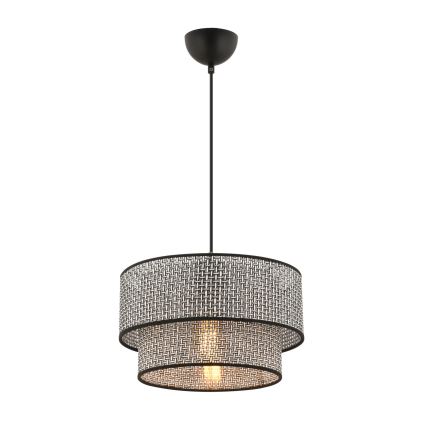 Lámpara colgante ECHO 1xE27/60W/230V gris/negro