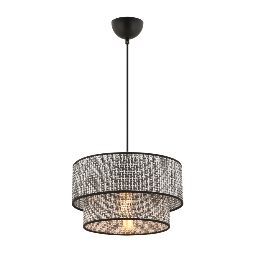 Lámpara colgante ECHO 1xE27/60W/230V gris/negro