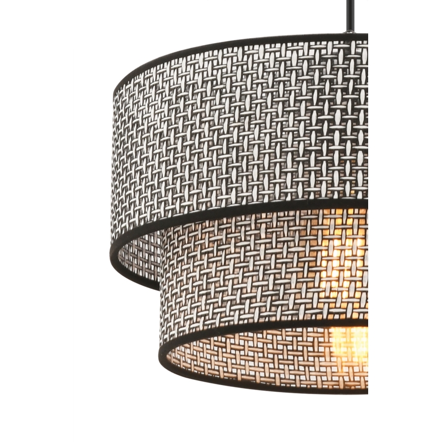 Lámpara colgante ECHO 1xE27/60W/230V gris/negro