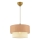 Lámpara colgante ECHO 1xE27/60W/230V marrón/crema