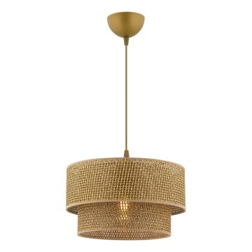 Lámpara colgante ECHO 1xE27/60W/230V marrón