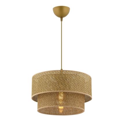 Lámpara colgante ECHO 1xE27/60W/230V marrón