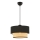 Lámpara colgante ECHO 1xE27/60W/230V negra/beige