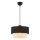 Lámpara colgante ECHO 1xE27/60W/230V negra/crema