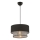 Lámpara colgante ECHO 1xE27/60W/230V negro/gris