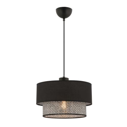 Lámpara colgante ECHO 1xE27/60W/230V negro/gris