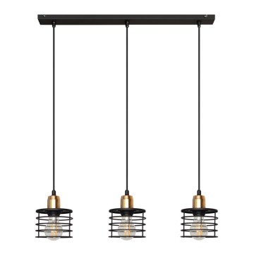 Lámpara colgante EDISON 3xE27/15W/230V