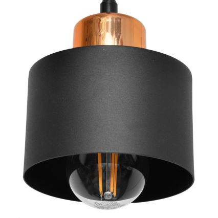 Lámpara colgante EDISON 3xE27/15W/230V