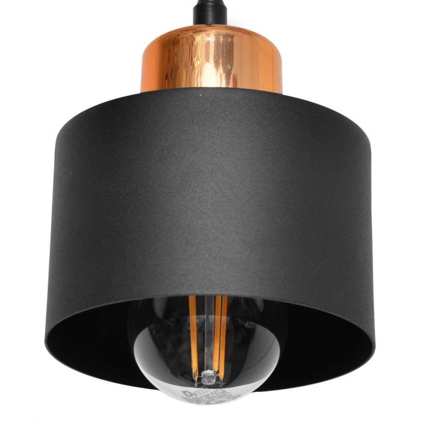 Lámpara colgante EDISON 3xE27/15W/230V