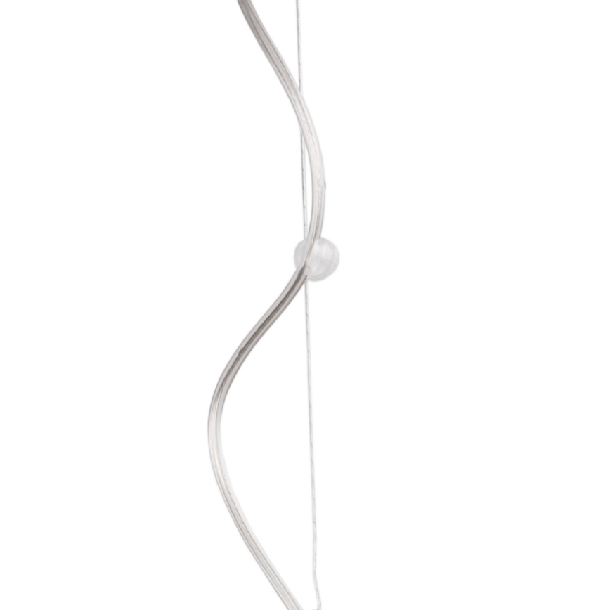 Lámpara colgante con cable ELA 3xE27/60W/230V haya