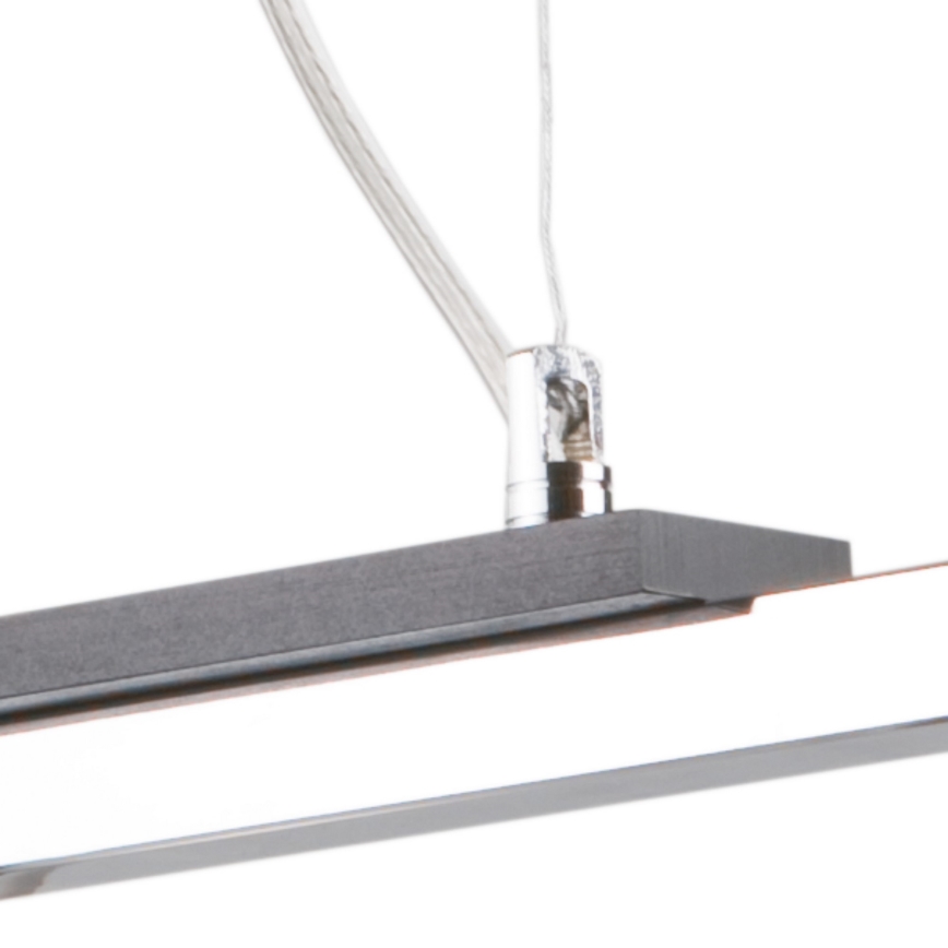 Lámpara colgante con cable ELA 3xE27/60W/230V haya