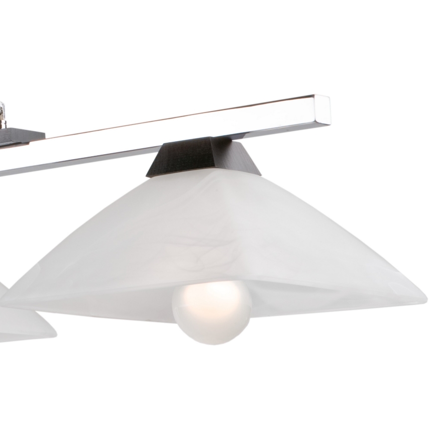 Lámpara colgante ELA 3xE27/60W/230V haya