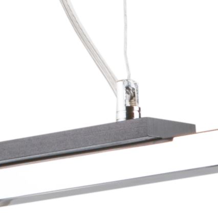 Lámpara colgante ELA 3xE27/60W/230V haya