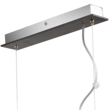 Lámpara colgante ELA 3xE27/60W/230V haya