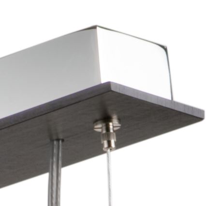 Lámpara colgante ELA 3xE27/60W/230V haya