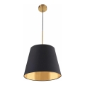 Lámpara colgante ELENA 1xE27/20W/230V negro