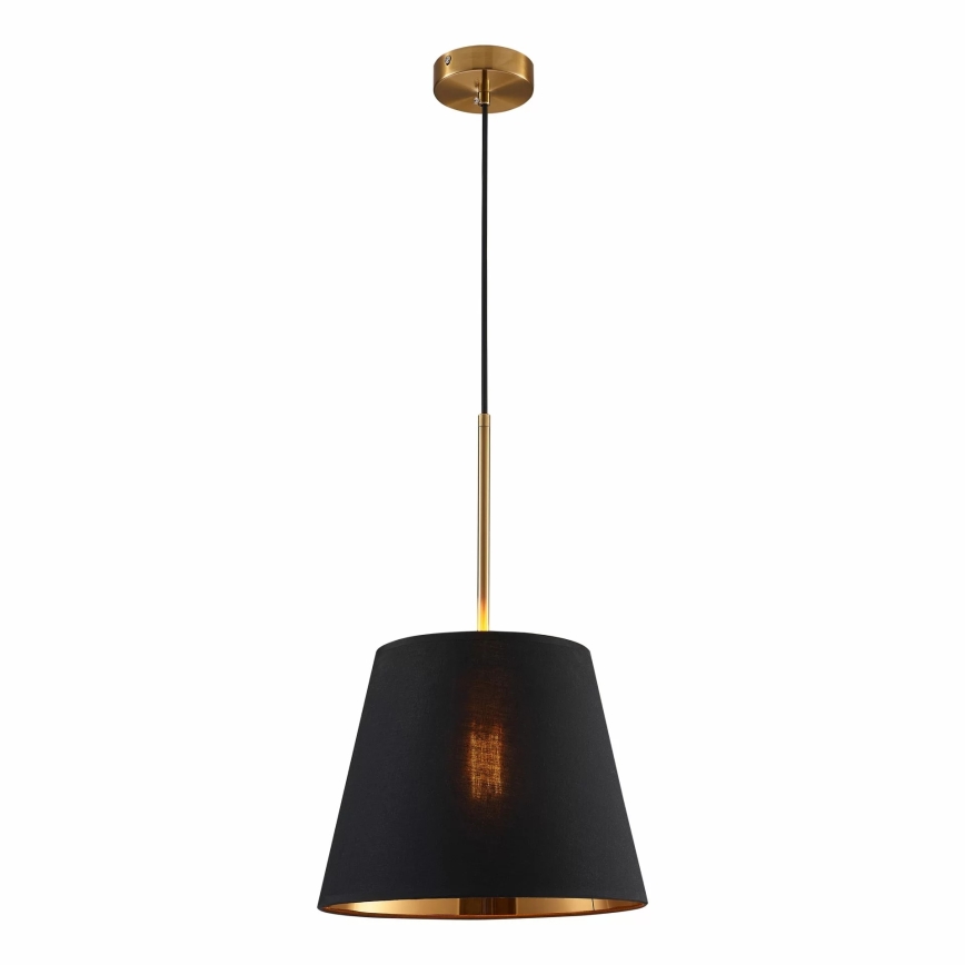 Lámpara colgante ELENA 1xE27/20W/230V negro