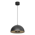 Lámpara colgante ELGUND 1xE27/15W/230V diá. 35 cm negro