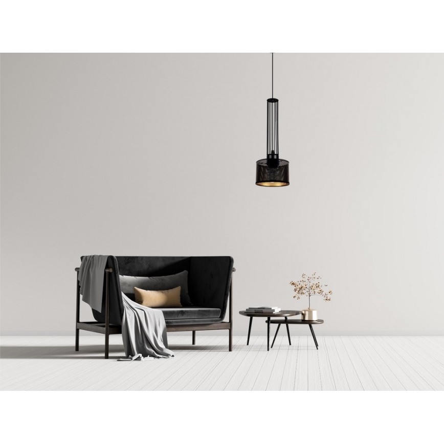 Lámpara colgante ELIS 1xE27/60W/230V diá. 15 cm