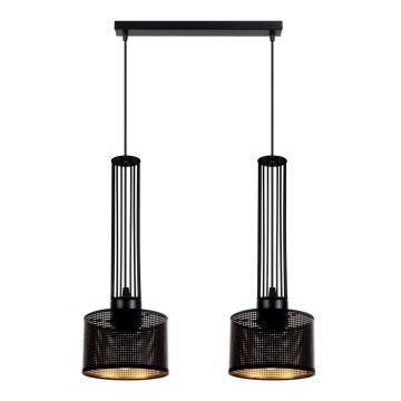 Lámpara colgante ELIS 2xE27/60W/230V