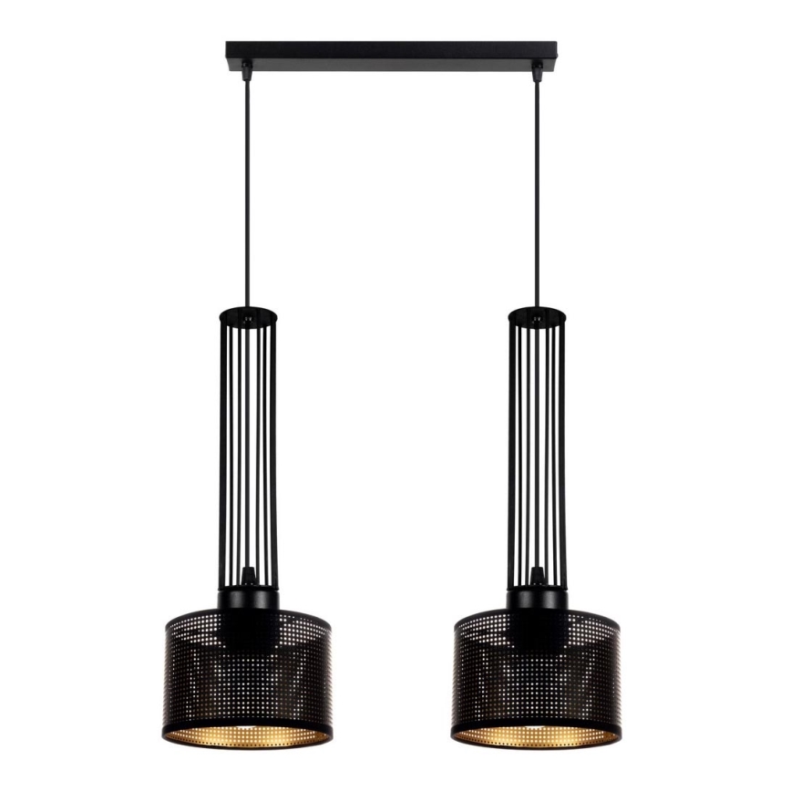 Lámpara colgante ELIS 2xE27/60W/230V