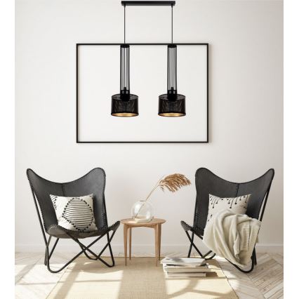 Lámpara colgante ELIS 2xE27/60W/230V