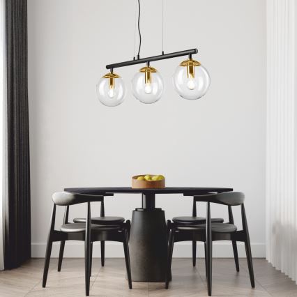Lámpara colgante ELOISE 3xE14/15W/230V