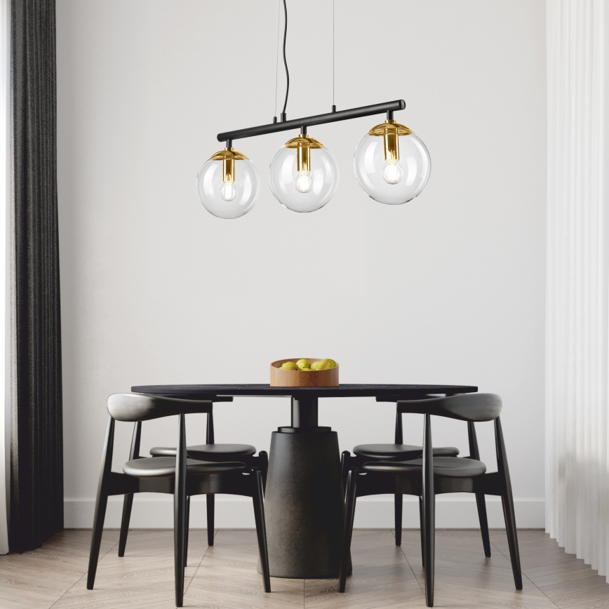 Lámpara colgante ELOISE 3xE14/15W/230V