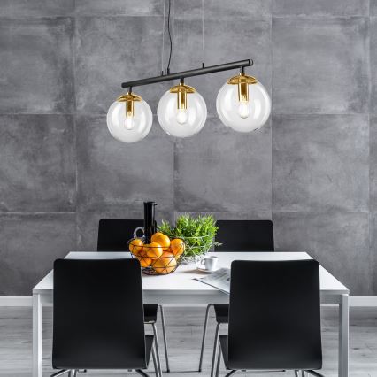 Lámpara colgante ELOISE 3xE14/15W/230V