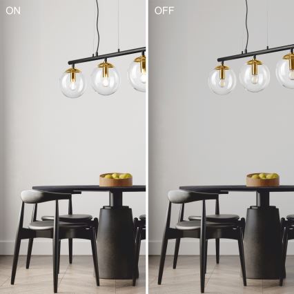 Lámpara colgante ELOISE 3xE14/15W/230V