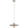 Lámpara colgante EMELI con cable 1xE27/15W/230V beige