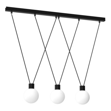 Lámpara colgante en cable CAPRI 3xG9/7W/230V