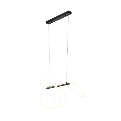 Lámpara colgante en cable FLEXI LED/36W/230V 4000K negra